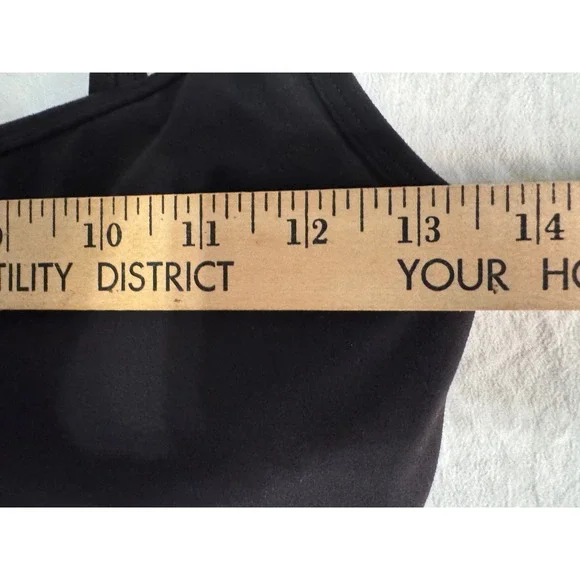 Aerie Offline Real Me Xtra Black Jumpsuit Sleeveless Flared Leg Medium - Picture 6 of 13